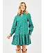Fiona Honey Vines Green Dress