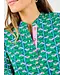 Lia Honey Vines Green Blouse
