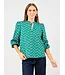 Lia Honey Vines Green Blouse