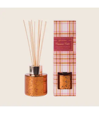 Cinnamon Cider Plaid Mini Reed Diffuser Set