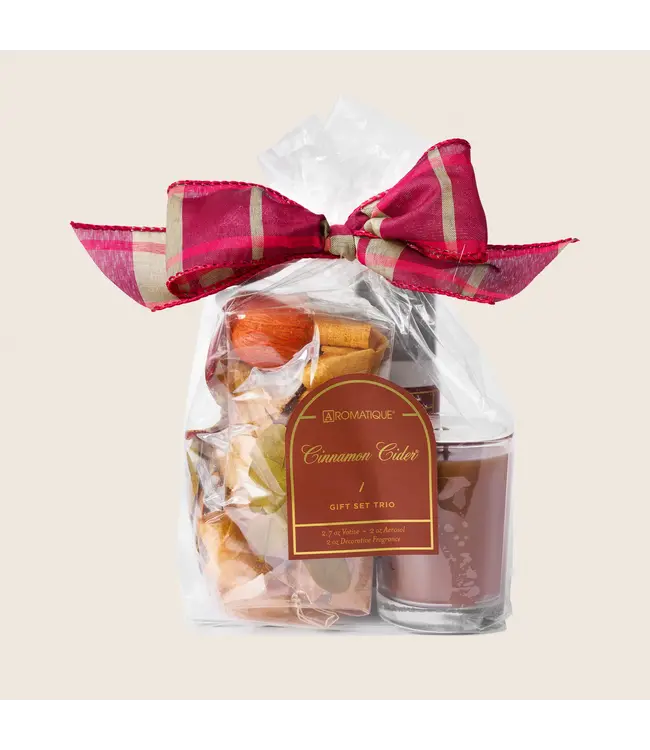 Aromatique Cinnamon Cider Gift Set Trio