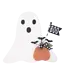 Glory Haus Boo Flag Ghost Topper