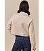 Joan Beige Floral Quilted Jacket