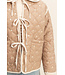Janet Mocha Polkadot Quilted Jacket