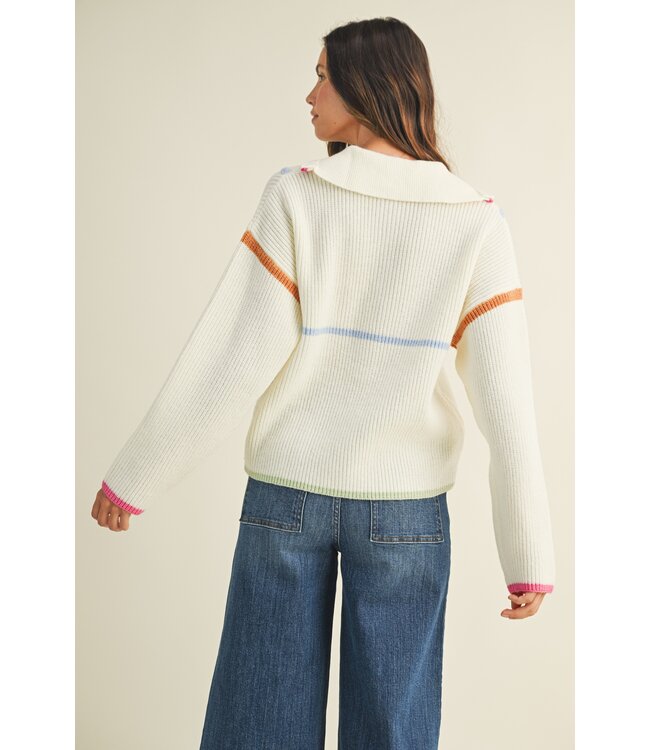 Joyce Ivory Sweater