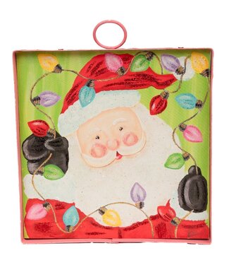 Mini Merry & Bright Santa & Bulbs