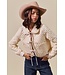 Joan Beige Floral Quilted Jacket