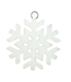 Round Top Mini Snowflake Charm