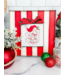 Round Top Mini Holly Jolly Santa Print