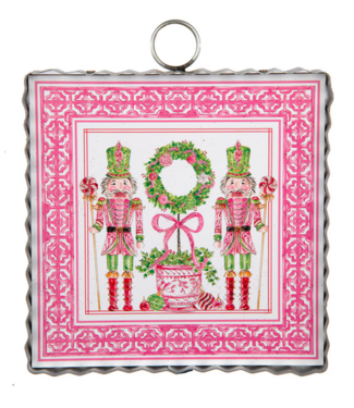 Mini Pink Nutcrackers Print