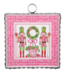 Round Top Mini Pink Nutcrackers Print