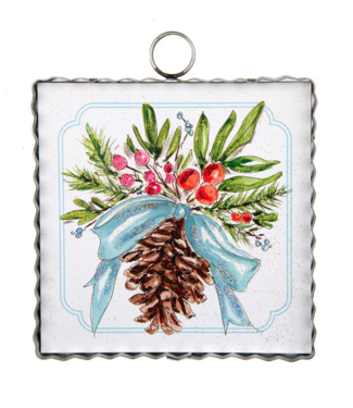Mini Pinecone Arrangement Print