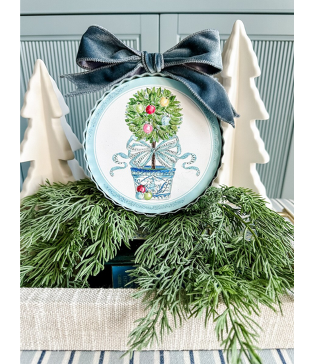 Round Top Mini Round Winter Wonderland Print