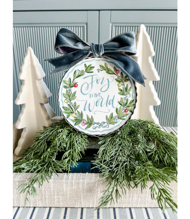 Round Top Mini Round Joy To The World Print