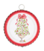 Round Top Mini Round Holly Tree Print