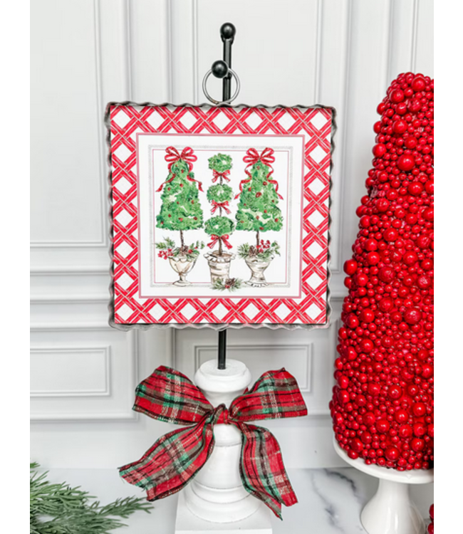 Mini Traditional Pinecone Trees Print