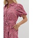 Eleanor Rosy Brown Midi Dress
