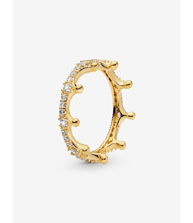 Pandora Clear Sparkling Crown Ring FINAL SALE
