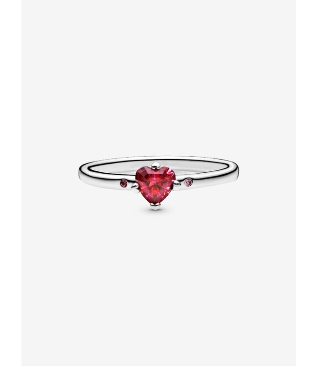 Pandora Sparkling Red Heart Ring (Size 50) FINAL SALE