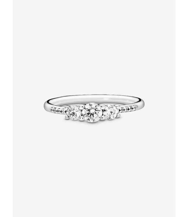 Pandora Clear Three-Stone Ring FINAL SALE