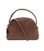 Joy Susan Larissa Coffee Double Zip Dome Crossbody