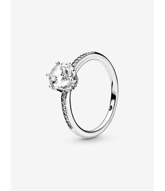 Pandora Clear Sparkling Crown Solitaire Ring FINAL SALE