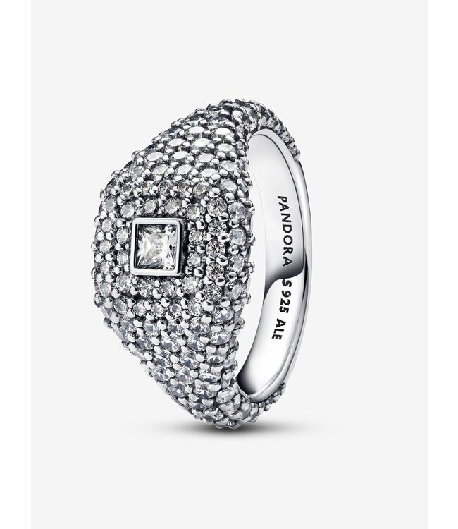 Pandora Pavé Square Cocktail Ring FINAL SALE
