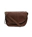 Joy Susan Helene Walnut Small Saddle Crossbody
