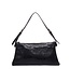 Joy Susan Eve Black Trapeze Shoulder Bag