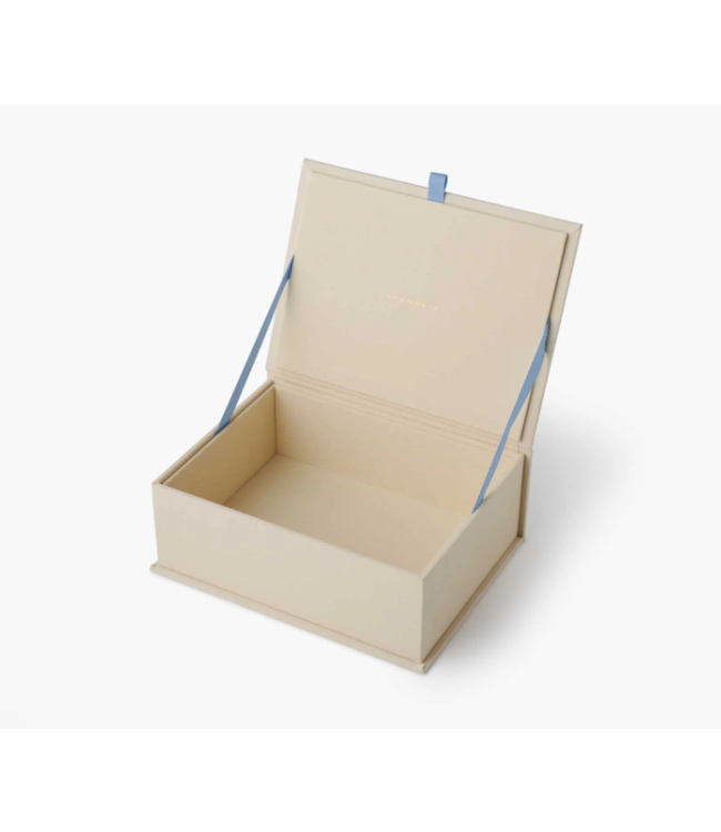 Delphine Large Embroidered Keepsake Box