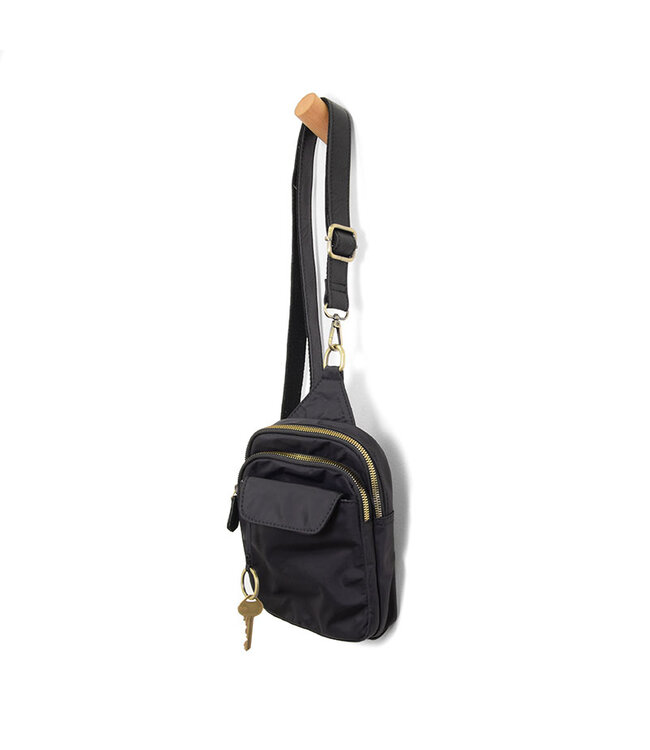 Joy Susan Celia Black Travel Sling