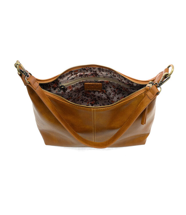 Joy Susan Danna Dark Amber Top Zip Crossbody