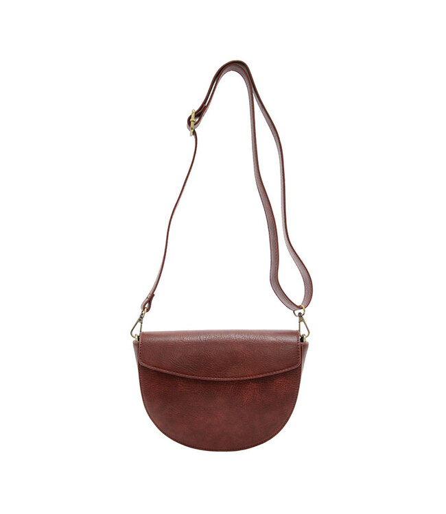 Joy Susan Linda Spicy Red Crescent Crossbody