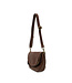 Joy Susan Helene Walnut Small Saddle Crossbody
