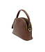Joy Susan Larissa Coffee Double Zip Dome Crossbody