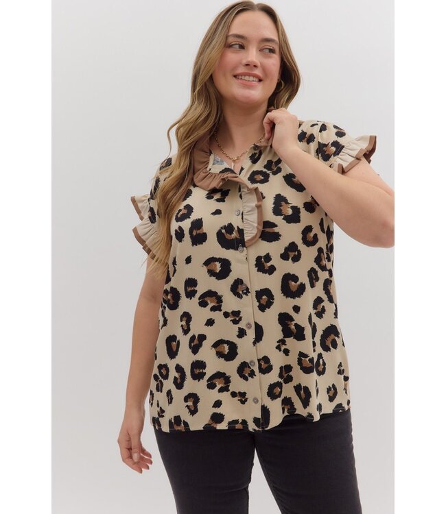Nova Leopard Blouse