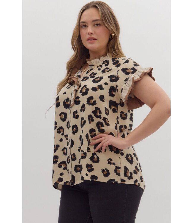 Nova Leopard Blouse