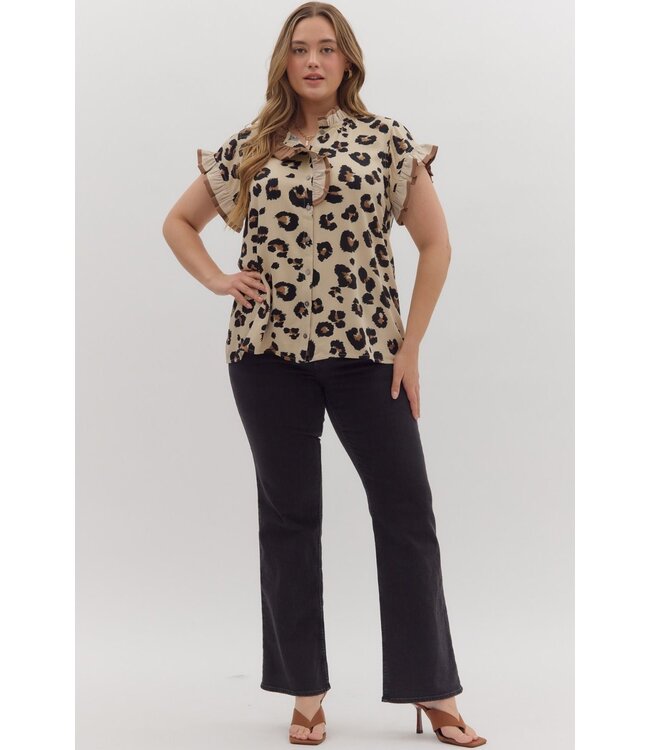 Nova Leopard Blouse