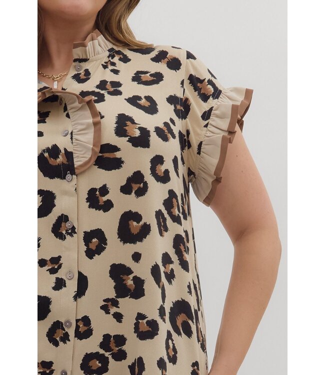 Nova Leopard Blouse