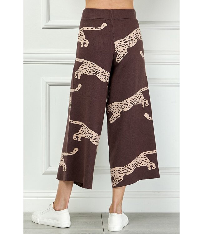 Jan Chocolate Leopard Pants
