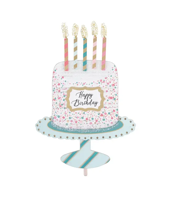 Glory Haus Fancy Happy Birthday Cake Topper