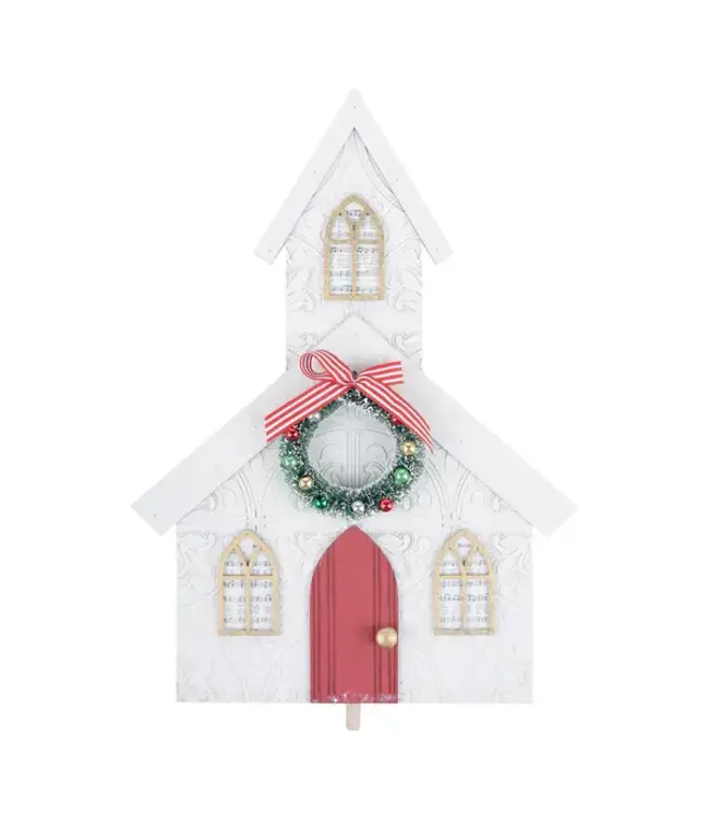 Glory Haus Christmas Church Topper