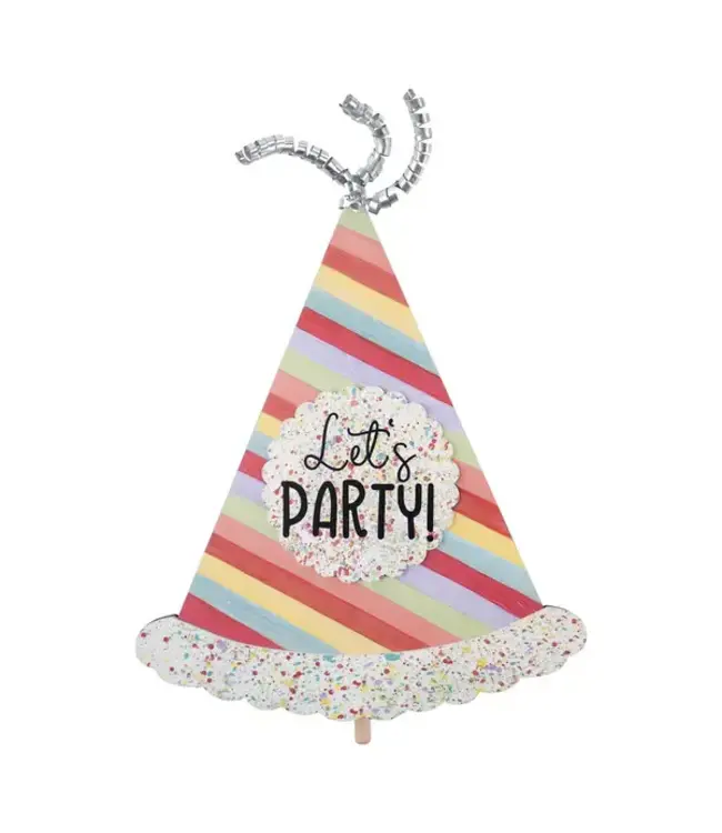 Glory Haus Let's Party Hat Topper