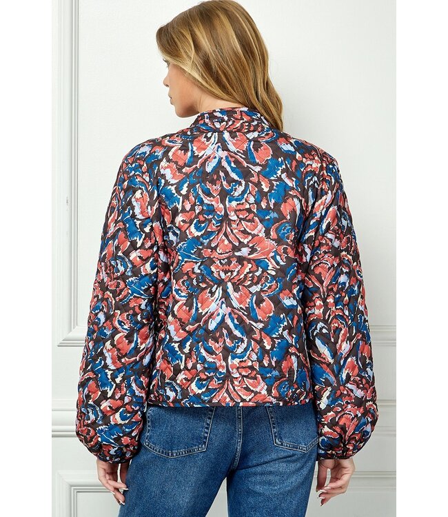 Lilly Brown Quilted Jacket