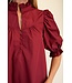 Gina Burgundy Blouse