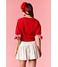 Betty Red Cheers Sweater Top