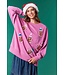 Gingerbread Magenta Sequin Sweater