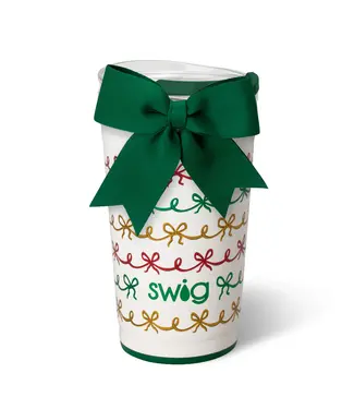 Swig CHRISTMAS BOWS Party Cup 24oz