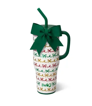 Swig CHRISTMAS BOWS Mega Mug 40oz