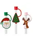 Swig CHRISTMAS CAMEOS Straw Topper Set